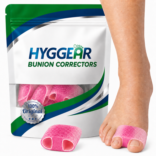 Hyggear™ Bunion Corrector, Breathable Big Toe Straightener for Women and Men, Bunion Fix and Relief - 96732547623