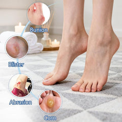Hyggear Bunion Cushions, Bunion Pain Relief Pads for Protection Against Shoe Pressure and Friction, Self-Adhesive & Water-Resistant, Fits Shoes For Everyone