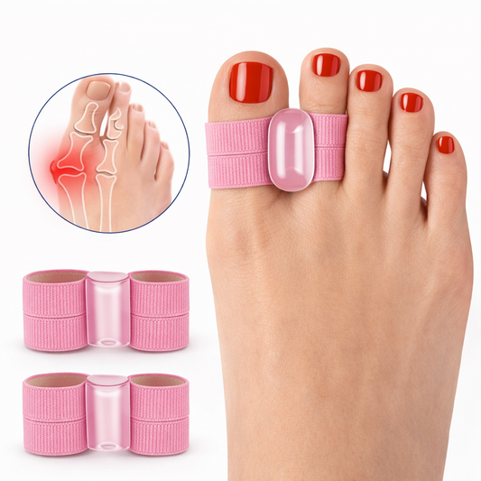 Hyggear™ Bunion Aligner (Big Toe Spacer / Corrector: Overlapping Toes, Bunion Pain Relief, Toe Alignment, 2 Loop, Day Night Wear) - 7367254624